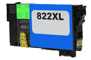 Epson T822XL220 822XL High Yield Cyan Compatible Ink Cartridge