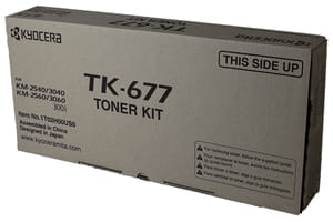 Kyocera Mita TK-677 TK677 Original Laser Toner Cartridge KM-2560 KM-3040 Printer