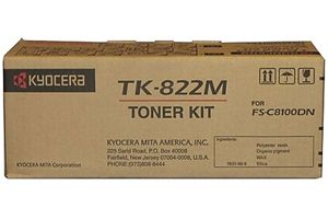 Kyocera TK-822M Magenta Original Toner Cartridge for FS-C8100DN