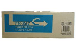 Kyocera Mita TK-867C Original Cyan Toner Cartridge for 250ci 300ci