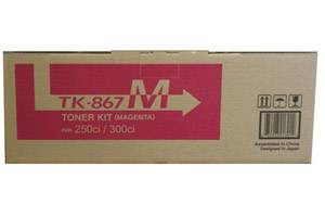 Kyocera Mita TK-867M Original Magenta Toner Cartridge 250ci 300ci