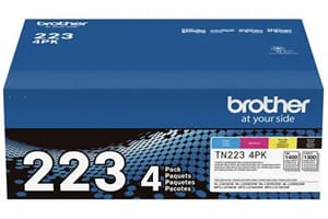 Brother TN223 Black & Color 4 Pack Standard Yield Original Toner Set