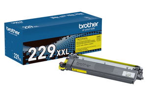 Brother TN229XXLY Yellow Super High Yield Original Toner Cartridge
