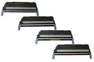 HP C9730A/1A/2A/3A 645A Black & Color Toner Set for LaserJet 5500 5550