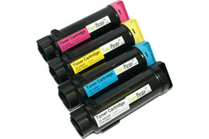 Dell Black & Color High Yield Compatible Toner Set for H625 H825 S2825