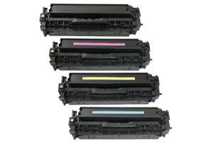 HP 312X Black & 312A Color Compatible Toner Combo Set for M476 printer