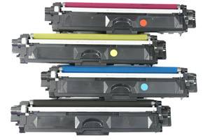 Brother TN-221 Black & TN-225 Color Compatible Toner Combo Set