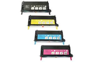 Xerox Phaser 6180 DN/N 4-Pack High Yield Black & Color Toner Combo Set
