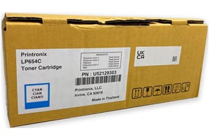 Printronix U52129303 Cyan Original Toner Cartridge for LP654C