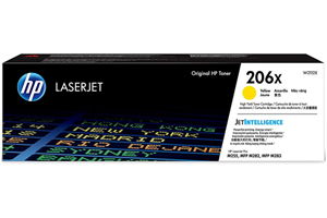 HP W2112X 206X High Yield Yellow Original Toner Cartridge - M255 M283