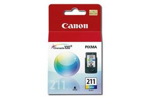 Canon CL-211 Original Color Ink Cartridge for PIXMA MP240 MP490
