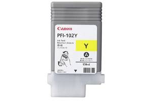 Canon PFI-102Y Original Yellow Ink Cartridge imagePROGRAF iPF500 iPF600 iPF700