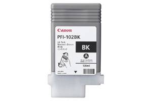 Canon PFI-102BK Original Black Ink Cartridge imagePROGRAF iPF500 iPF600 iPF700