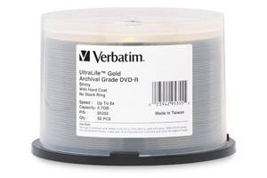 Verbatim 95355 4.7GB DVD-R 50PK Ultralife Spindle