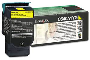 Lexmark C540A1YG Original Yellow Toner Cartridge C540 C543 C546 X543 X546 Color