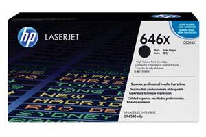HP CE264X 646X Black Original Toner Cartridge for LaserJet CM4540