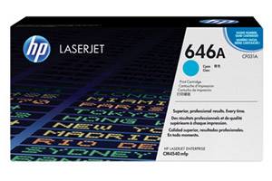 HP CF031A 646A Cyan Original Toner Cartridge for LaserJet CM4540