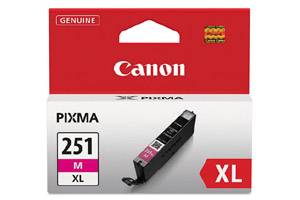 Canon CLI-251XL High Yield Magenta Original Ink Cartridge Pixma MG5420 MG6320 MX722