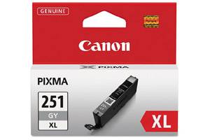 Canon CLI-251XL High Yield Gray Original Ink Cartridge Pixma iP8720 MG7120
