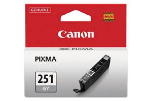 Canon CLI-251 Gray Original Ink Cartridge Pixma iP8720 iX6820 MG7120