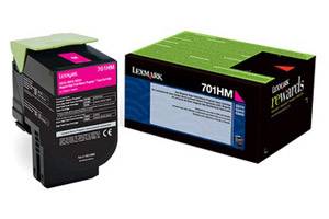 Lexmark 70C1HM0 / 701HM Original High Yield Magenta Toner Cartridge for CS310 CS510