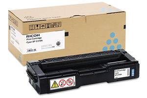 Ricoh 406345 Original Cyan Toner Cartridge for Aficio SPC231N SPC320DN
