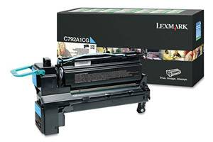 Lexmark C792A1CG Original Cyan Toner Cartridge for C792E X792DE