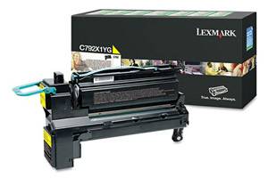 Lexmark C792X1YG Original Extra High Yield Yellow Toner Cartridge for C792E