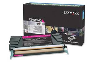 Lexmark C746A1MG Original Magenta Toner Cartridge for C746DN C748DE