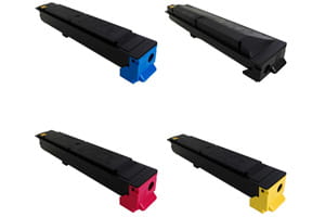 Kyocera TK-5197 Black & Color 4 Pack Compatible Toner Cartridge Set